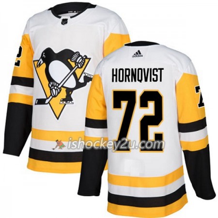 Mænd NHL Pittsburgh Penguins Trøje Patric Hornqvist 72 Adidas 2017-2018 Hvid Authentic